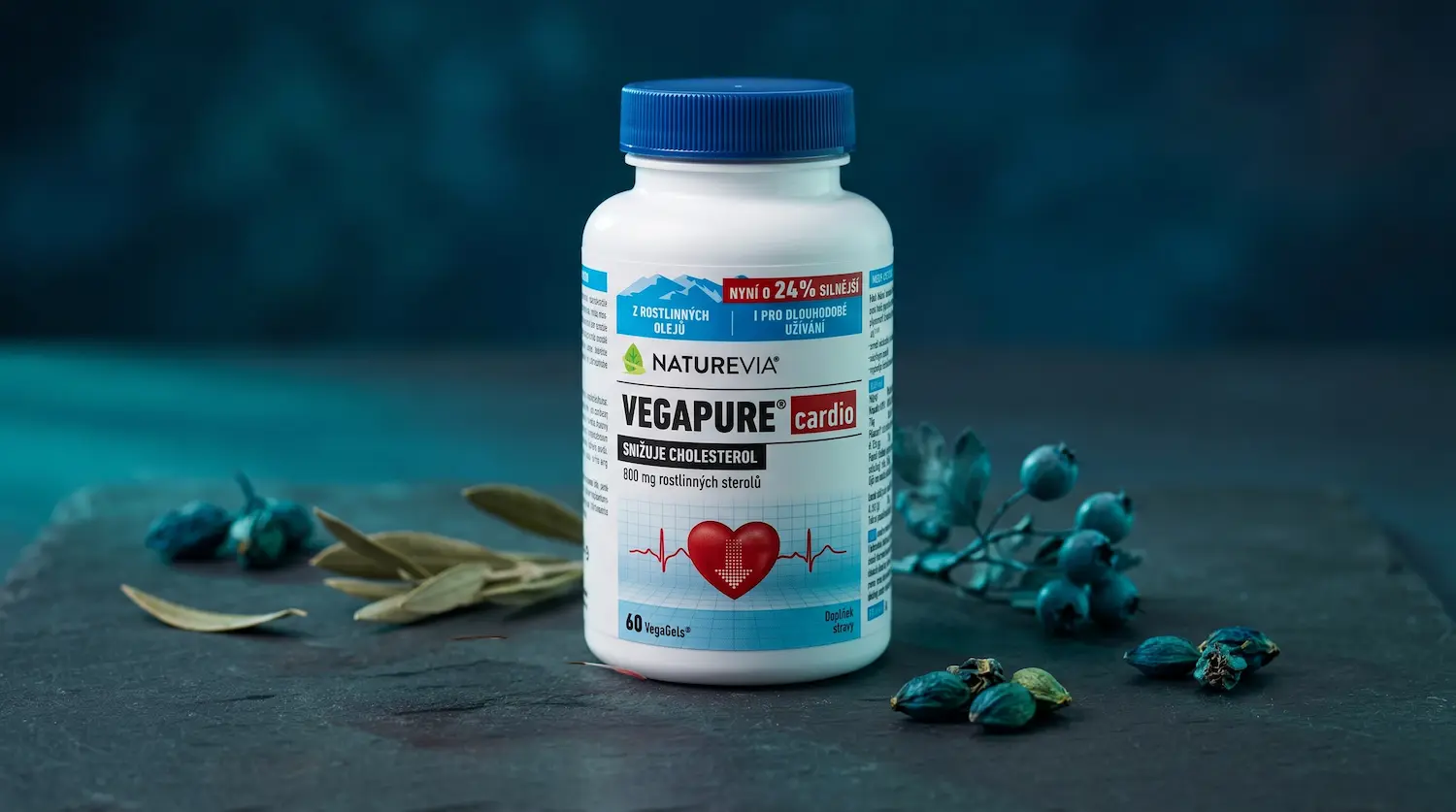 Lahvička doplňku stravy VegaPure Cardio